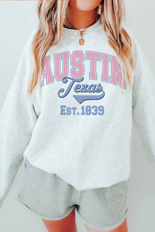 
                      
                        AUSTIN TEXAS Graphic Sweatshirt
                      
                    