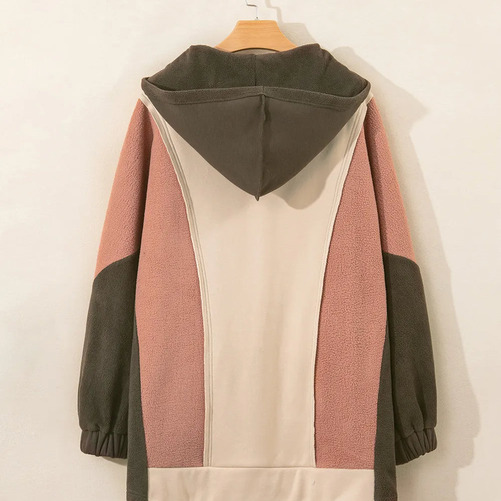 
                      
                        Color Block Long Sleeve Hoodie
                      
                    