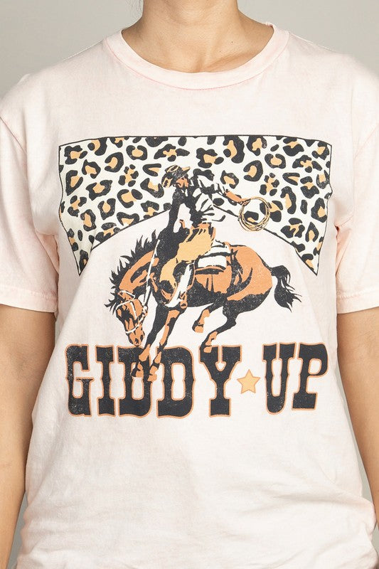 
                      
                        Giddy Up Graphic Top
                      
                    