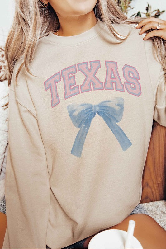 
                      
                        TEXAS BOW Graphic Sweatshirt
                      
                    