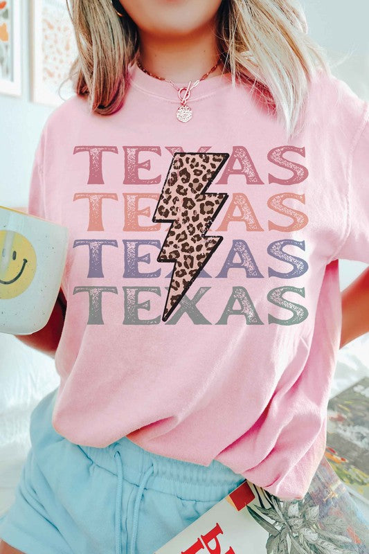 
                      
                        LEOPARD LIGHTNING TEXAS Graphic T-Shirt
                      
                    