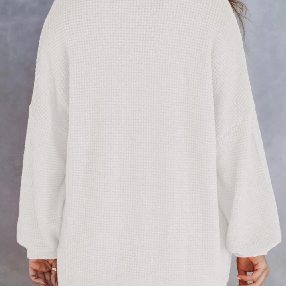 
                      
                        Half Button Long Sleeve Sweatshirt
                      
                    