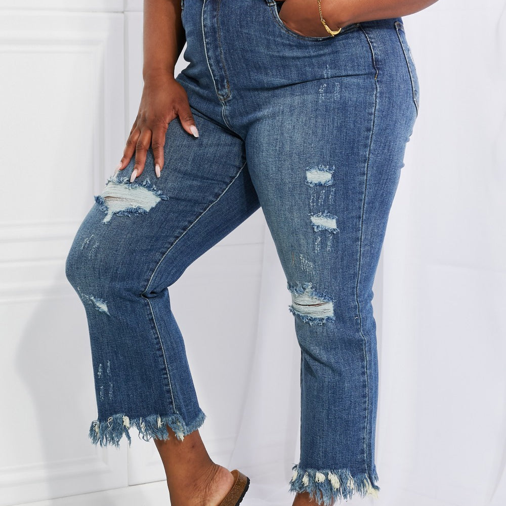 
                      
                        RISEN Undone Chic Straight Leg Jeans
                      
                    