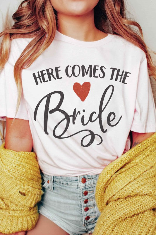 
                      
                        HERE COMES THE BRIDE Graphic T-Shirt
                      
                    