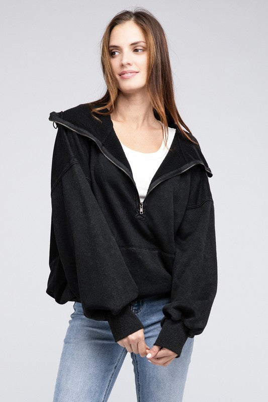 
                      
                        Stitch Detailed Elastic Hem Hoodie
                      
                    