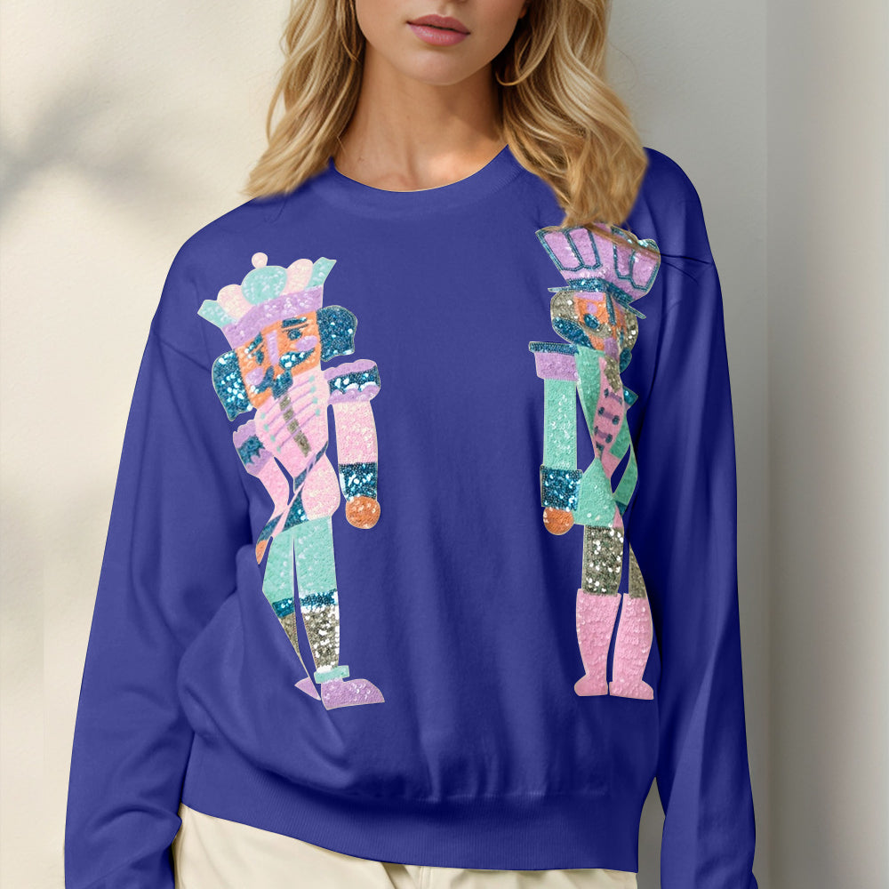 
                      
                        Sequin Nutcracker Long Sleeve Sweater
                      
                    