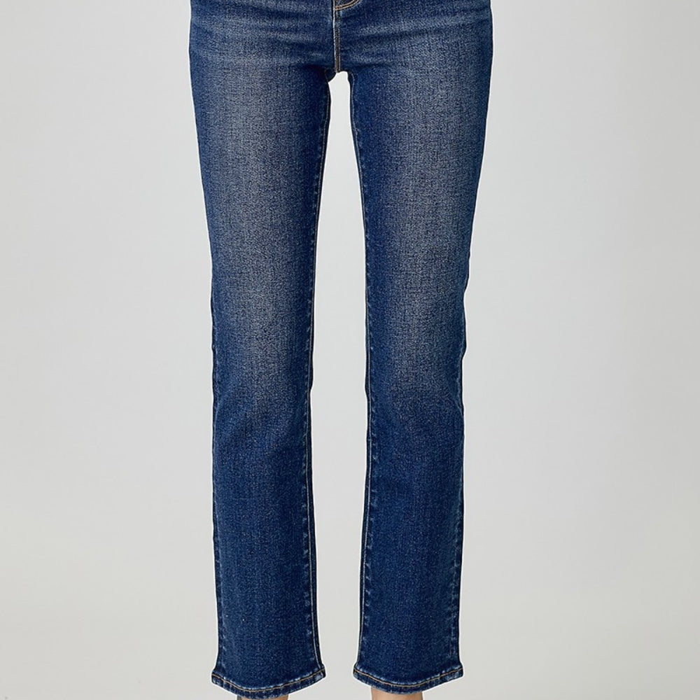 
                      
                        RISEN High Waist Straight Jeans
                      
                    