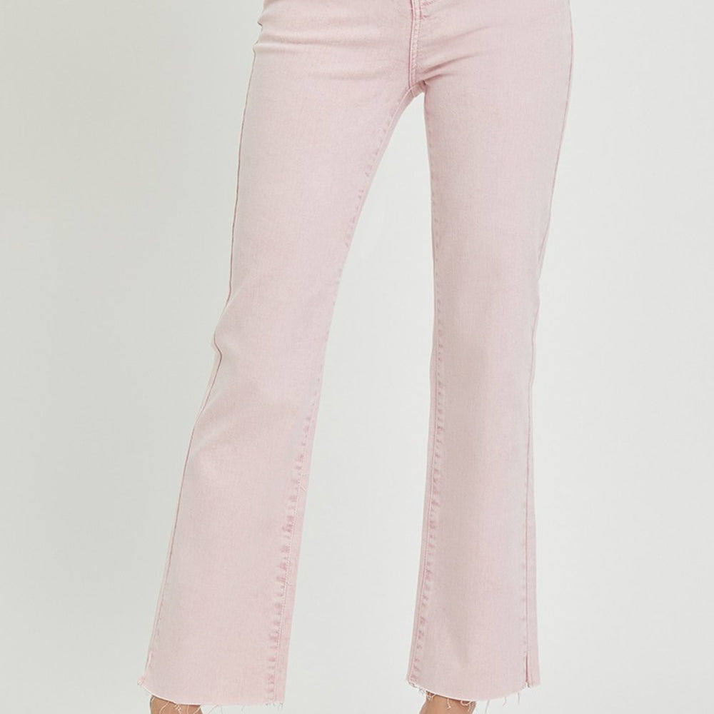 RISEN High Rise Tummy Control Straight Jeans