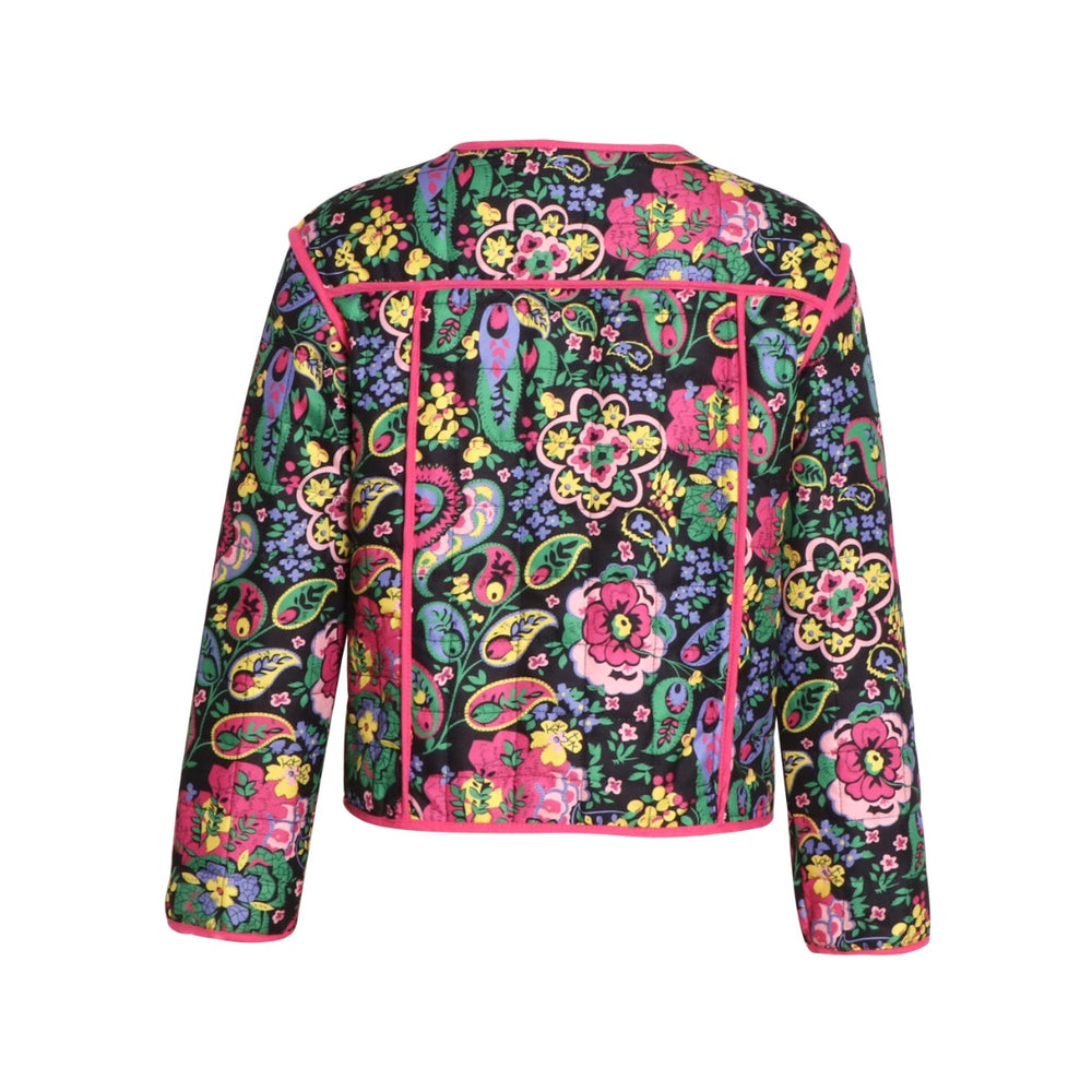 
                      
                        Tied Printeded Long Sleeve Jacket
                      
                    