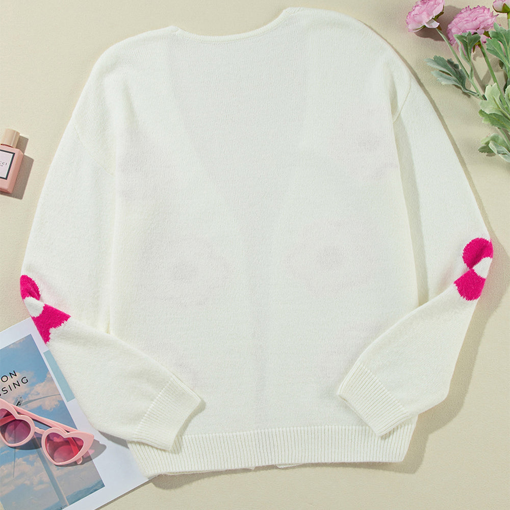 
                      
                        Flower Open Front Long Sleeve Cardigan
                      
                    