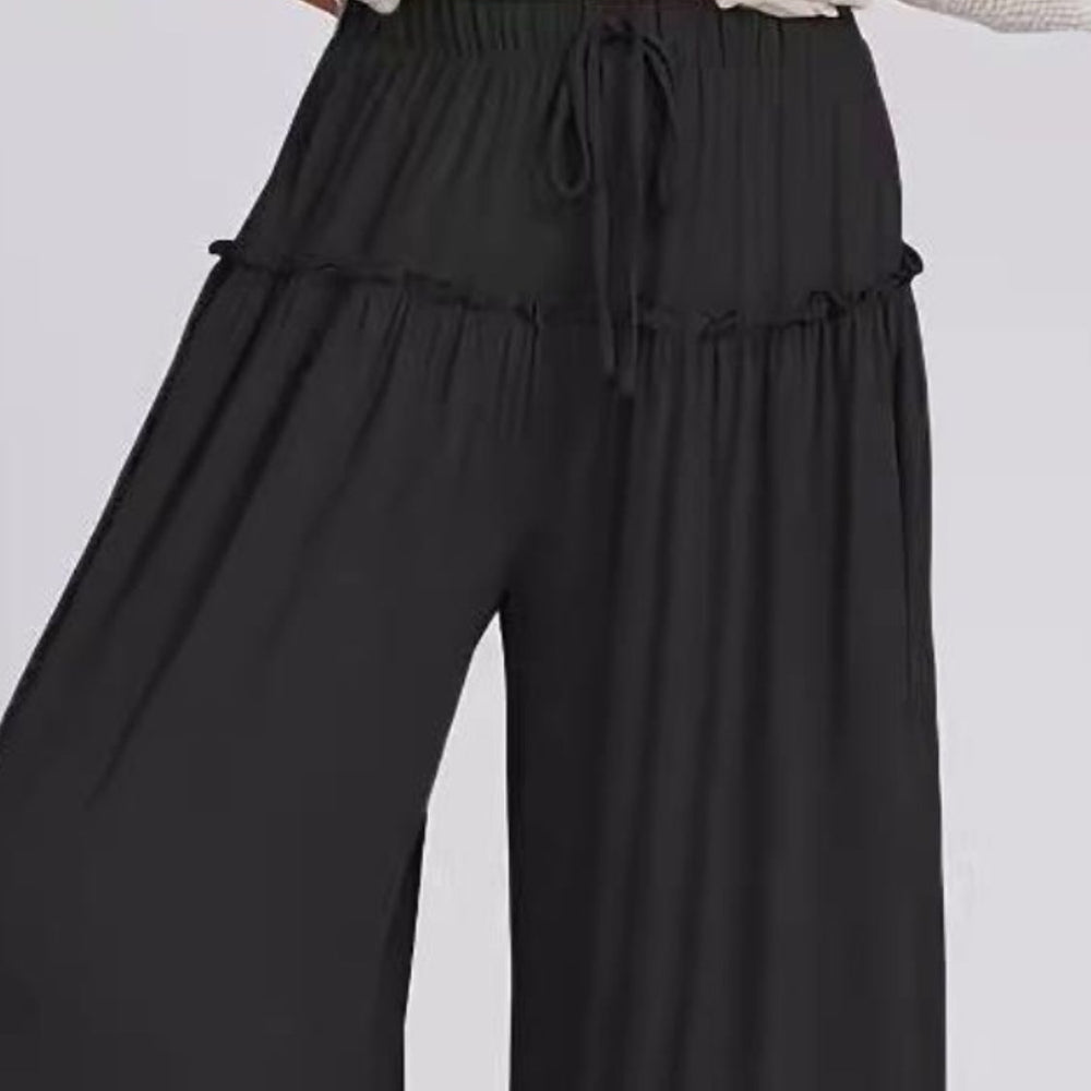 
                      
                        Frill Wide Leg Pants
                      
                    