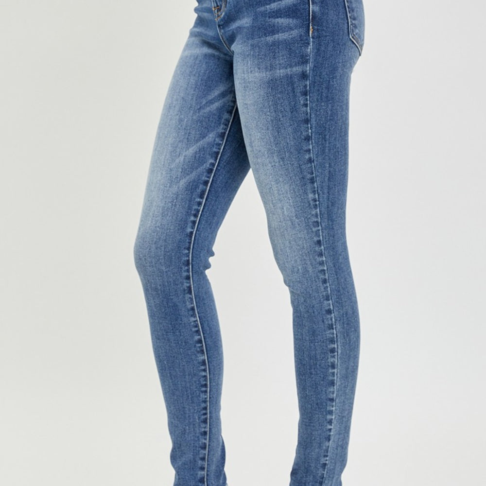 
                      
                        RISEN Mid Rise Ankle Skinny Jeans
                      
                    