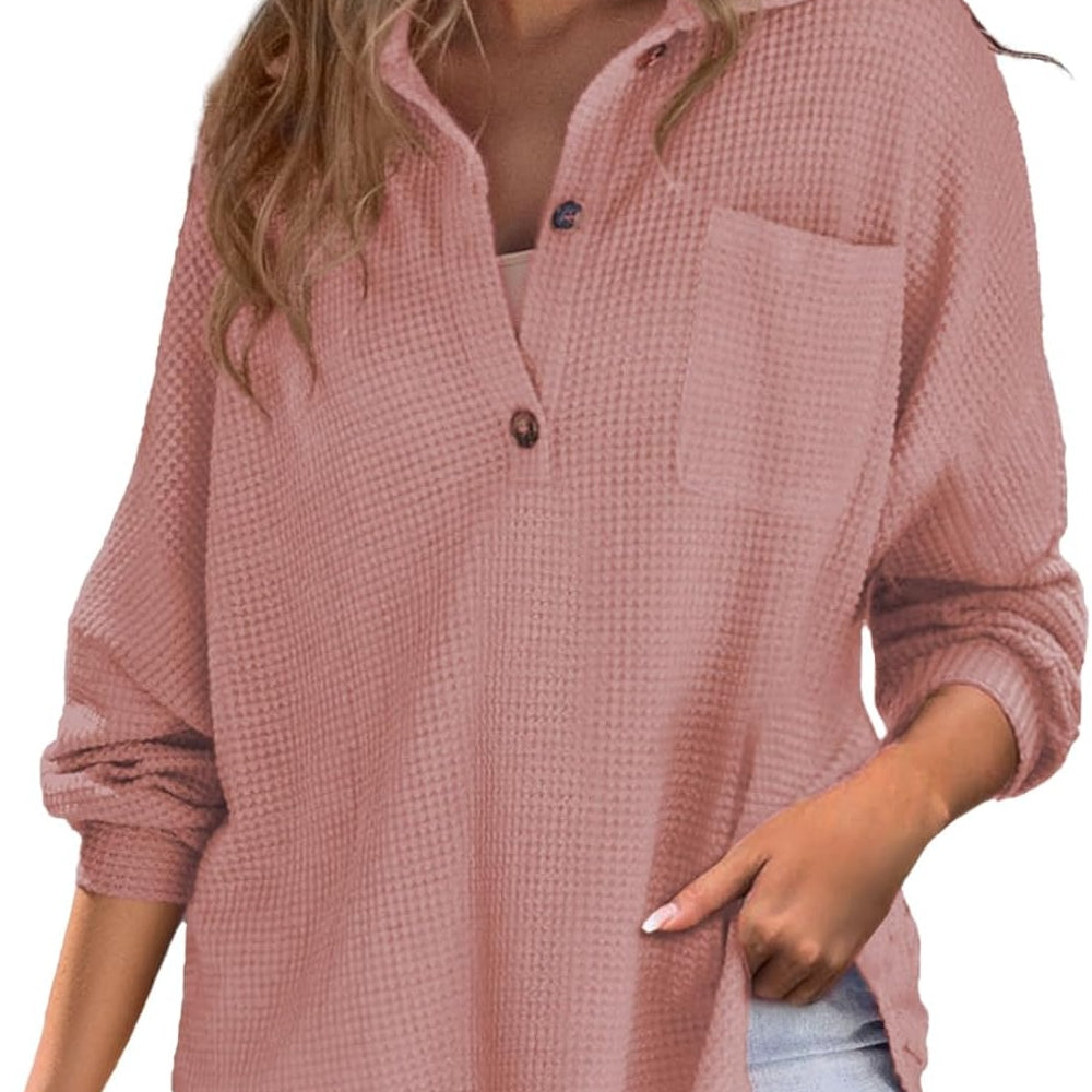 
                      
                        Half Button Long Sleeve Sweatshirt
                      
                    