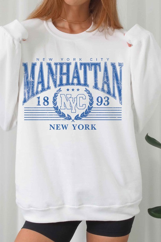 MANHATTAN NYC 1893 Graphic Sweatshirt