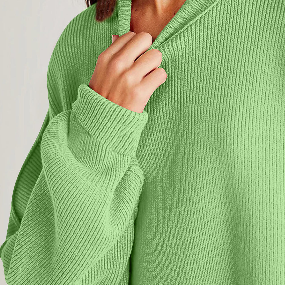 
                      
                        Side Slit Round Neck Long Sleeve Sweater
                      
                    