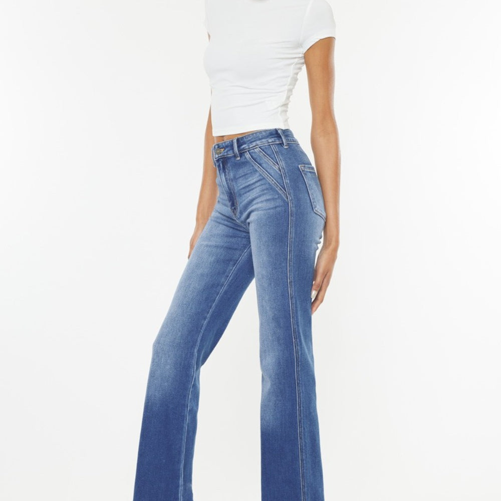 
                      
                        Kancan Ultra High Waist Gradient Flare Jeans
                      
                    