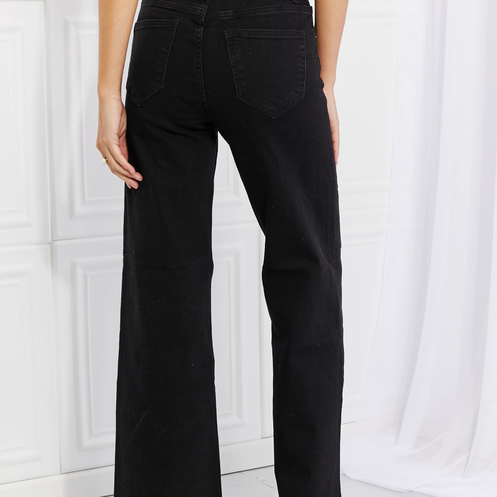 RISEN Amanda Midrise Wide Leg Jeans