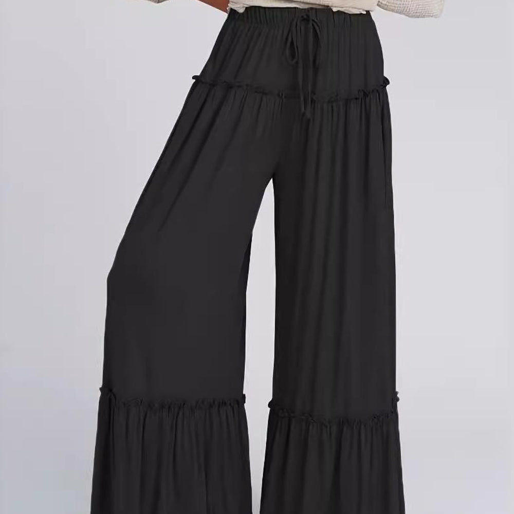 Frill Wide Leg Pants