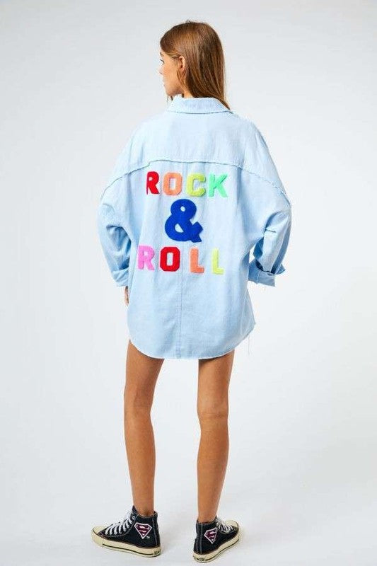 
                      
                        Loralie Multi Rock & Roll Shacket
                      
                    