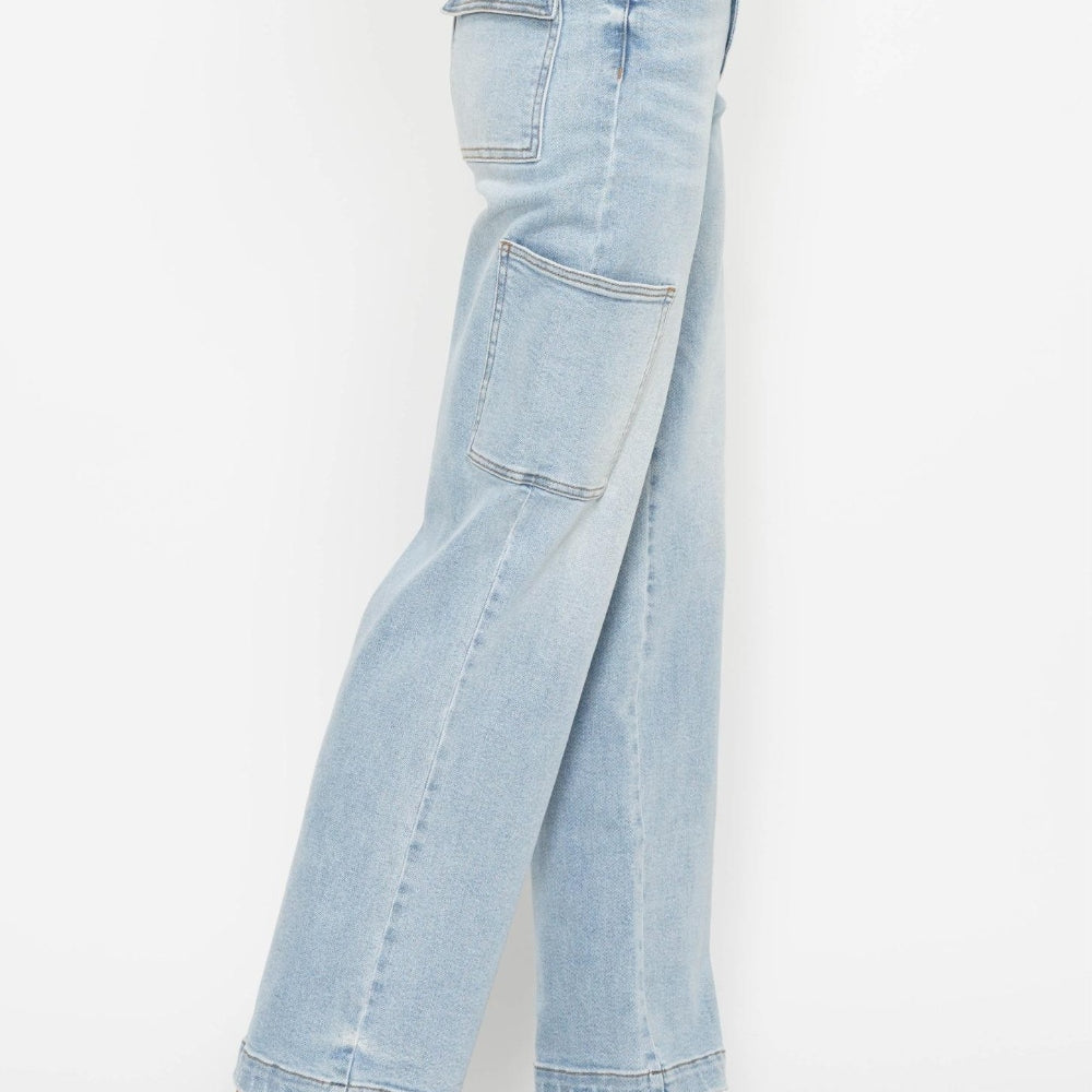 
                      
                        Judy Blue Full Size High Waist Straight Cargo Jeans
                      
                    