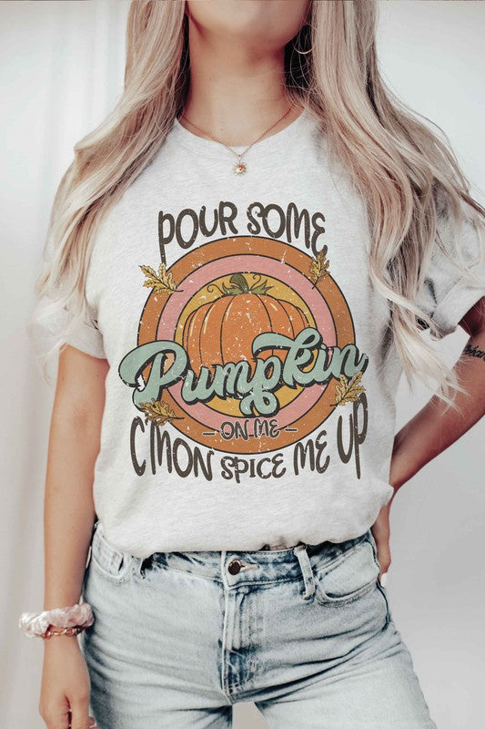 
                      
                        POUR SOME PUMPKIN ON ME Graphic Tee
                      
                    