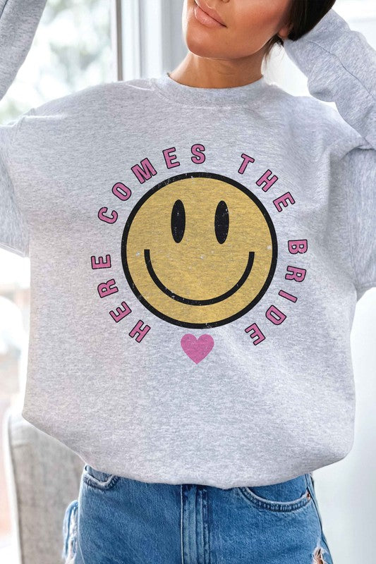 
                      
                        HERE COMES THE BRIDE Graphic Sweatshirt
                      
                    