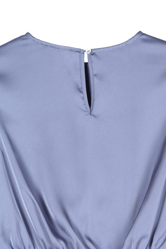 Belle Satin Two Piece Set
