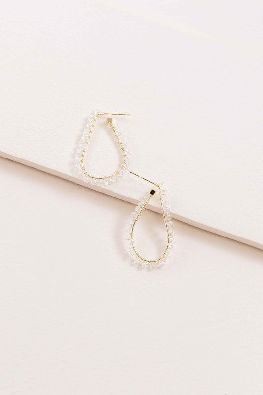 Delicate Drops Hoop Earrings