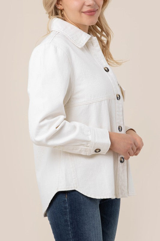 Lorrin Denim Top