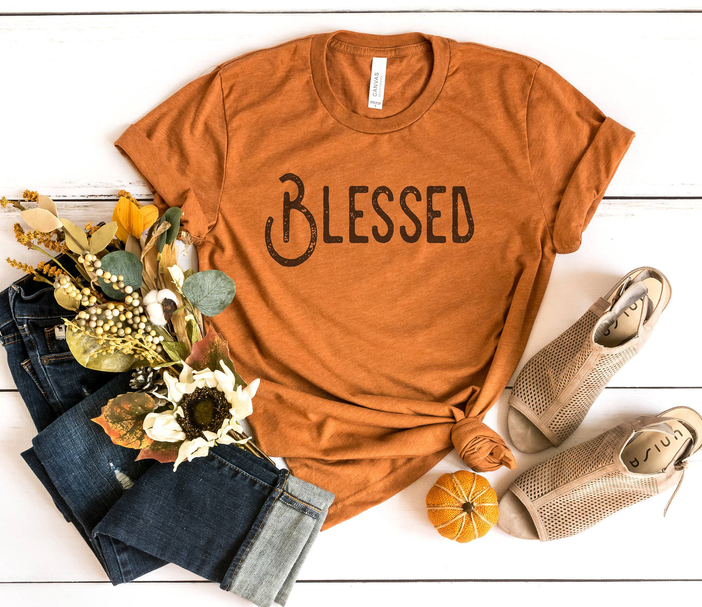 Load image into Gallery viewer, Vintage Blessed Tee

