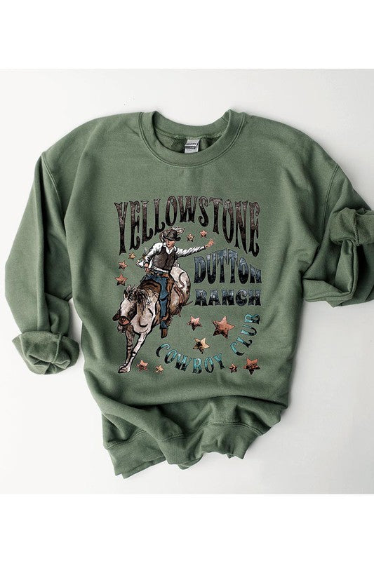 Yellowstone Cowboy Club Graphic Pullover