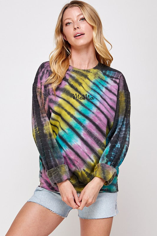 MAMA Tie Dye Graphic Tee