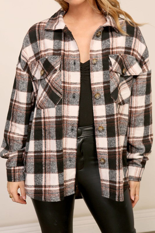 Load image into Gallery viewer, Carissa Plaid Shacket

