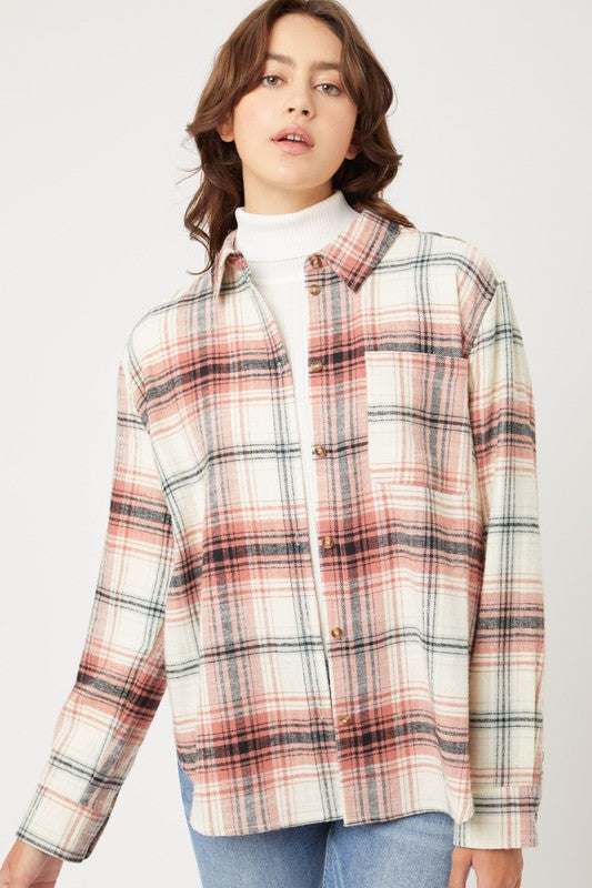 Finn Plaid Flannel Top