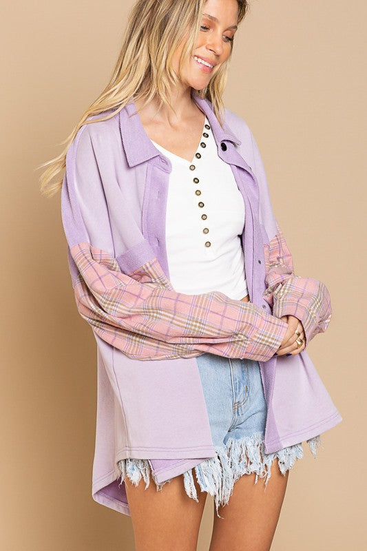 Peyton Plaid Oversized Shacket