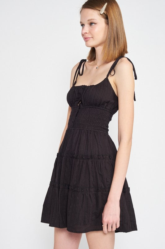 Tori Tiered Babydoll Dress