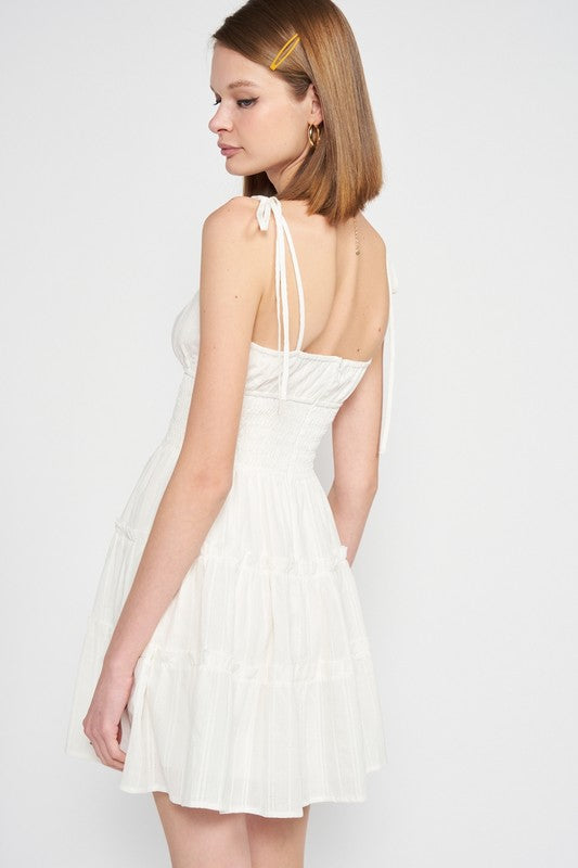 Tori Tiered Babydoll Dress