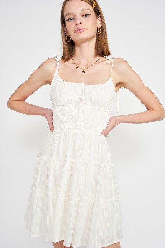 Tori Tiered Babydoll Dress