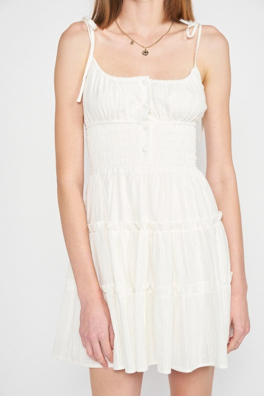 Tori Tiered Babydoll Dress