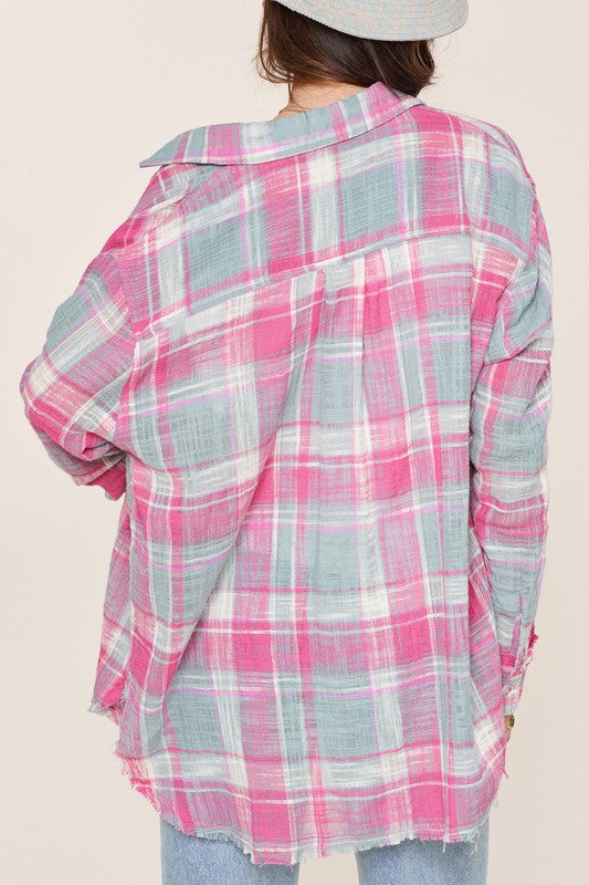 Load image into Gallery viewer, Peony Plaid Top

