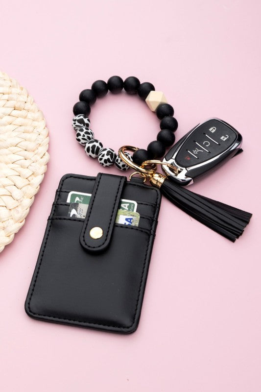 Load image into Gallery viewer, Silicone Key Ring Wallet Bracelet
