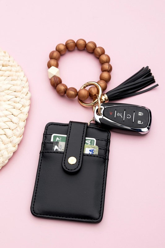 Load image into Gallery viewer, Silicone Key Ring Wallet Bracelet
