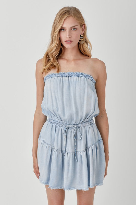 Tate Washed Denim Dress