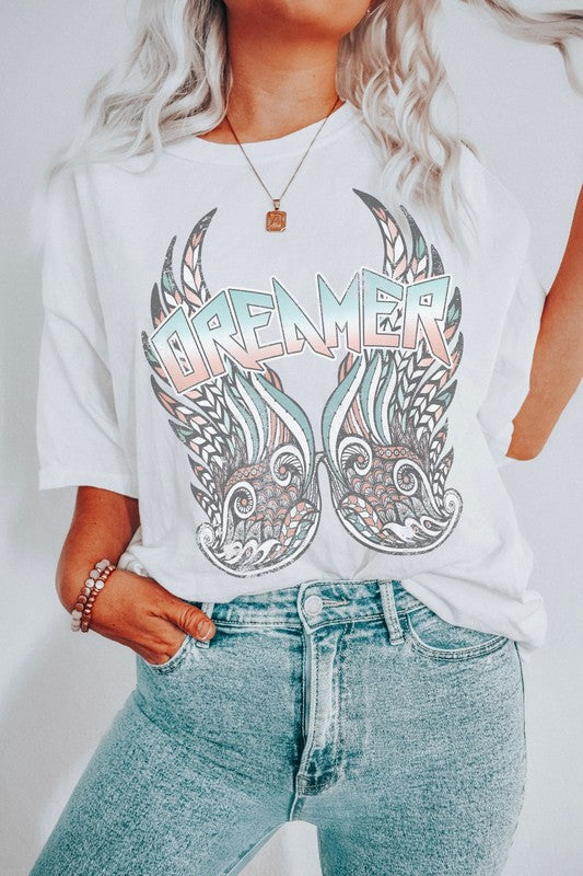 Dreamer Wings Oversized Graphic Tee