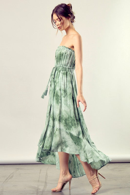 Kynlie Tye-Dye Maxi Dress