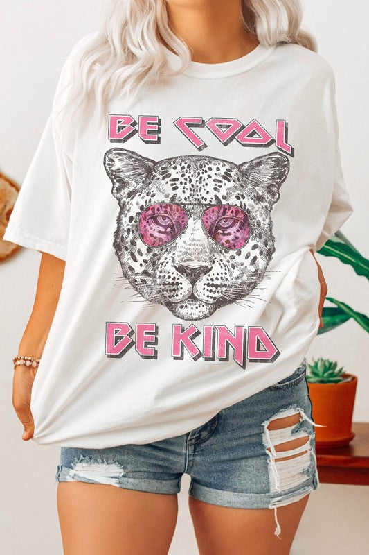 Be Cool Be Kind Oversized Graphic Tee