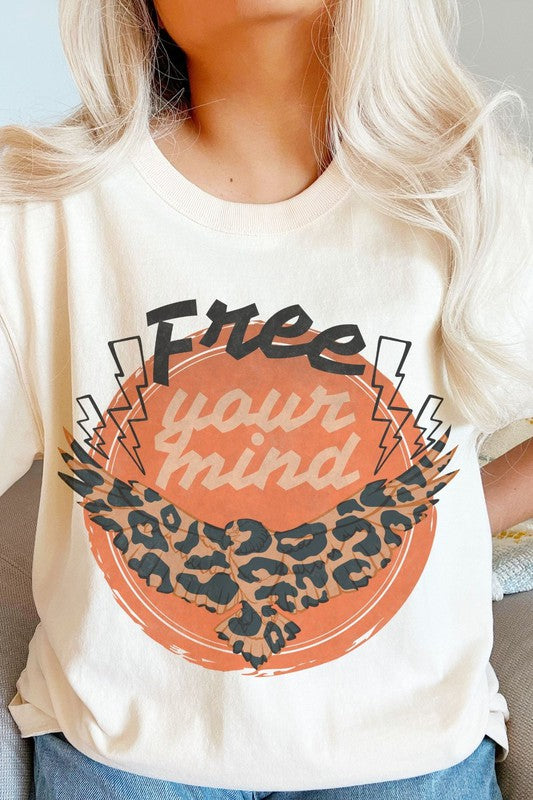Free Your Mind Oversized Graphic Tee