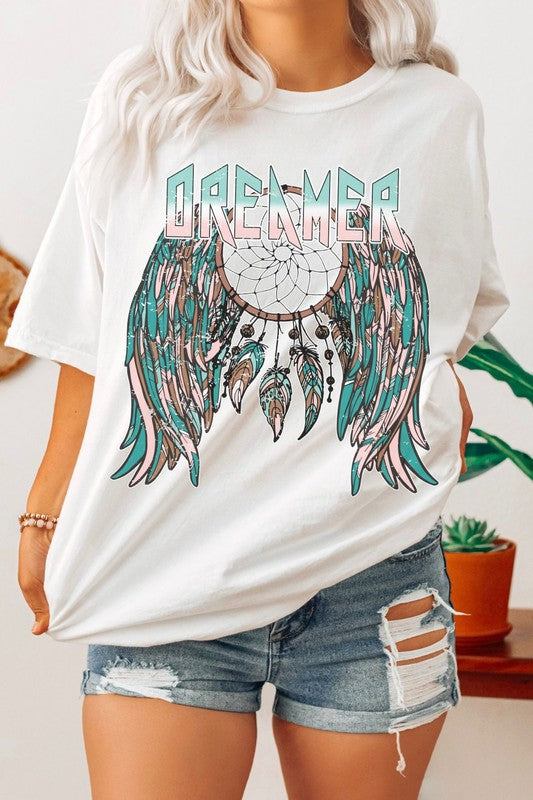 Dreamer Vintage Oversized Graphic Tee