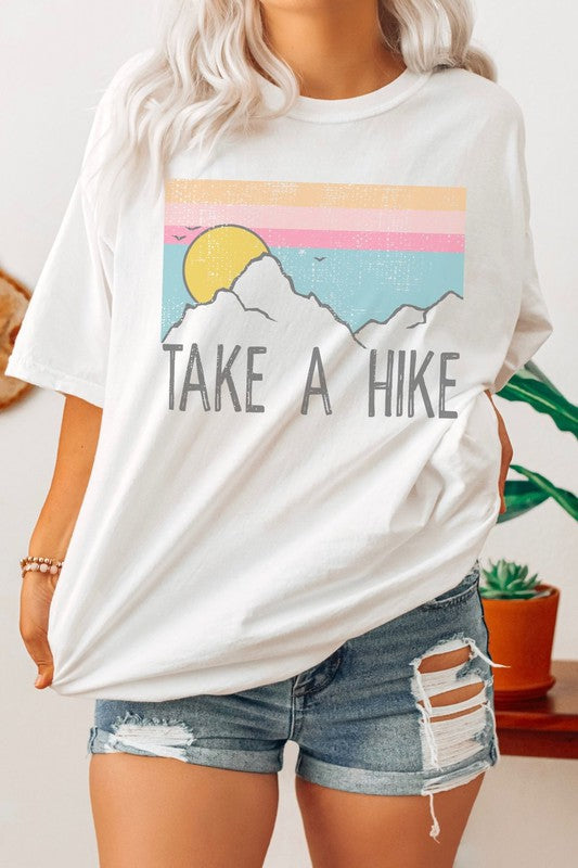 Take A Hike Oversized Graphic Tee
