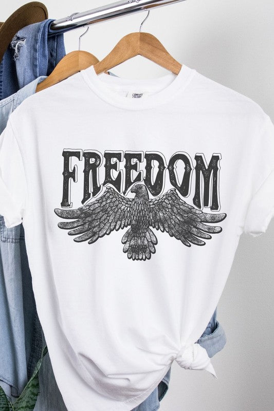 Load image into Gallery viewer, Freedom Eagle Oversized Graphic Tee
